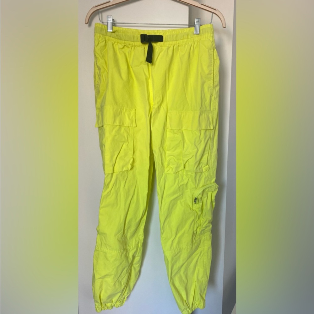 TNA Bright Yellow Cargo Pants